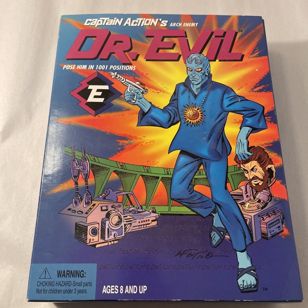 DR. EVIL Captain Action Arch Enemy Playing Mantis Villain Series New 1998 - Picture 3 of 16